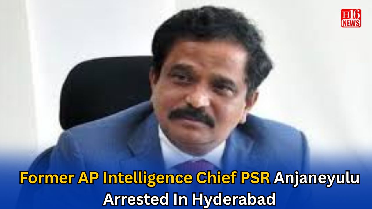 Former AP Intelligence Chief PSR Anjaneyulu Arrested In Hyderabad